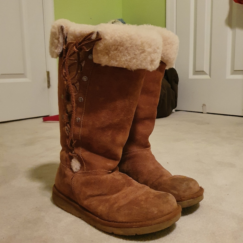 High Lace-Up UGG boots